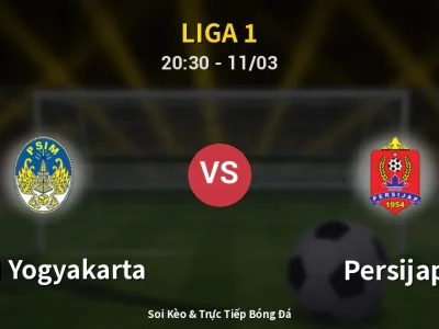 🔴 Trực Tiếp: PSIM Yogyakarta 2-2 Persijap – Link Xem Liga 1 (Full HD)