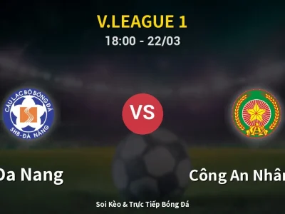 Kết Quả: Da Nang 0-1 Công An Nhân Dân – Highlight & Bàn Thắng | V.League 1