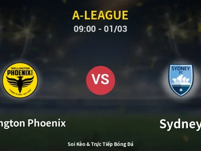 Kết Quả: Wellington Phoenix 0-1 Sydney – Highlight & Bàn Thắng | A-League