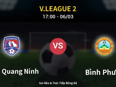 Kết Quả: Than Quang Ninh 1-1 Bình Phước – Highlight & Bàn Thắng | V.League 2