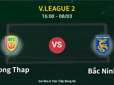 Kết Quả: Dong Thap 0-1 Bắc Ninh – Highlight & Bàn Thắng | V.League 2