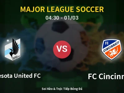Kết Quả: Minnesota United FC 1-0 FC Cincinnati – Highlight & Bàn Thắng | Major League Soccer