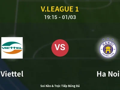 Kết Quả: Viettel 1-0 Ha Noi – Highlight & Bàn Thắng | V.League 1