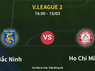 🔴 Trực Tiếp: Bắc Ninh 2-2 Ho Chi Minh – Link Xem V.League 2 (Full HD)