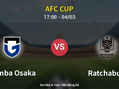 Kết Quả: Gamba Osaka 1-1 Ratchaburi – Highlight & Bàn Thắng | AFC Cup