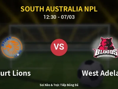 Kết Quả: Sturt Lions 4-3 West Adelaide – Highlight & Bàn Thắng | South Australia NPL