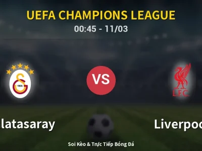 Kết Quả: Galatasaray 1-0 Liverpool – Highlight & Bàn Thắng | UEFA Champions League
