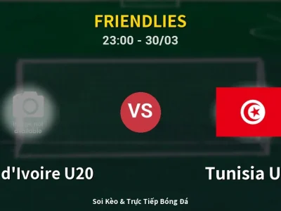 Soi Kèo Côte d’Ivoire U20 vs Tunisia U23 – 23:00 30/03 | Nhận Định, Dự Đoán Tỷ Số