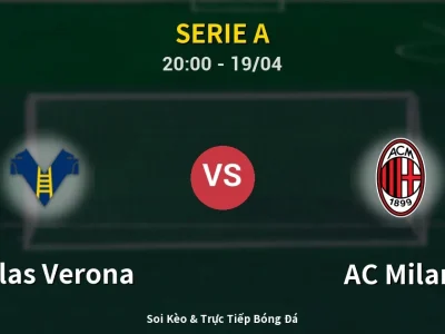 🔴 Trực Tiếp: Hellas Verona 0-0 AC Milan – Link Xem Serie A (Full HD)