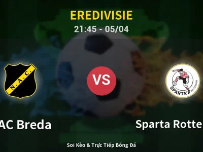Soi Kèo NAC Breda vs Sparta Rotterdam – 21:45 05/04 | Nhận Định, Dự Đoán Tỷ Số