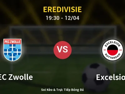 🔴 Trực Tiếp: PEC Zwolle 1-0 Excelsior – Link Xem Eredivisie (Full HD)