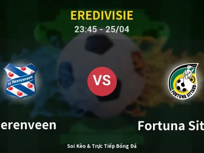Soi Kèo Heerenveen vs Fortuna Sittard – 23:45 25/04 | Nhận Định, Dự Đoán Tỷ Số