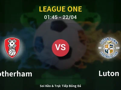 Kết Quả: Rotherham 0-2 Luton – Highlight & Bàn Thắng | League One