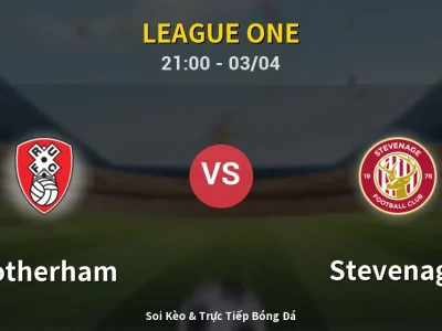 🔴 Trực Tiếp: Rotherham 0-0 Stevenage – Link Xem League One (Full HD)