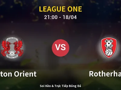 Soi Kèo Leyton Orient vs Rotherham – 21:00 18/04 | Nhận Định, Dự Đoán Tỷ Số