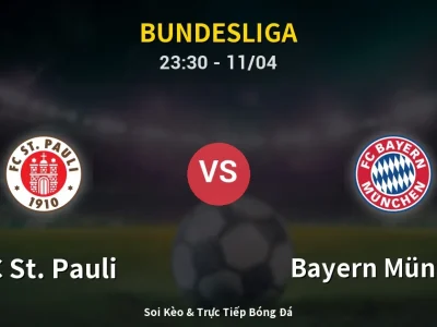 Soi Kèo FC St. Pauli vs Bayern München – 23:30 11/04 | Nhận Định, Dự Đoán Tỷ Số