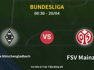 Kết Quả: Borussia Mönchengladbach 1-1 FSV Mainz 05 – Highlight & Bàn Thắng | Bundesliga