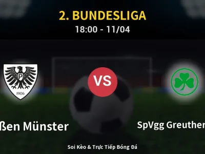 Soi Kèo Preußen Münster vs SpVgg Greuther Fürth – 18:00 11/04 | Nhận Định, Dự Đoán Tỷ Số