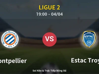 Soi Kèo Montpellier vs Estac Troyes – 19:00 04/04 | Nhận Định, Dự Đoán Tỷ Số