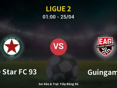 🔴 Trực Tiếp: RED Star FC 93 3-1 Guingamp – Link Xem Ligue 2 (Full HD)