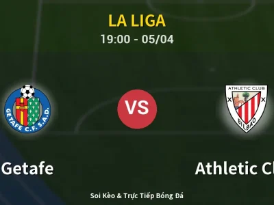 Soi Kèo Getafe vs Athletic Club – 19:00 05/04 | Nhận Định, Dự Đoán Tỷ Số
