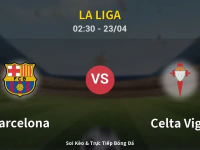 Soi Kèo Barcelona vs Celta Vigo – 02:30 23/04 | Nhận Định, Dự Đoán Tỷ Số