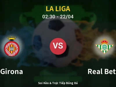 Kết Quả: Girona 2-3 Real Betis – Highlight & Bàn Thắng | La Liga