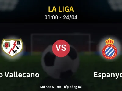 Kết Quả: Rayo Vallecano 1-0 Espanyol – Highlight & Bàn Thắng | La Liga