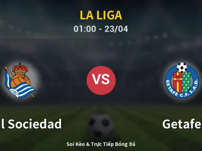 Kết Quả: Real Sociedad 0-1 Getafe – Highlight & Bàn Thắng | La Liga