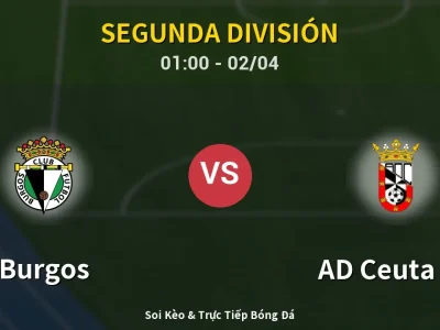 Kết Quả: Burgos 1-1 AD Ceuta FC – Highlight & Bàn Thắng | Segunda División