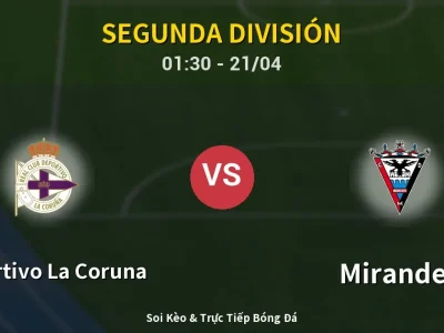 Kết Quả: Deportivo La Coruna 3-1 Mirandes – Highlight & Bàn Thắng | Segunda División