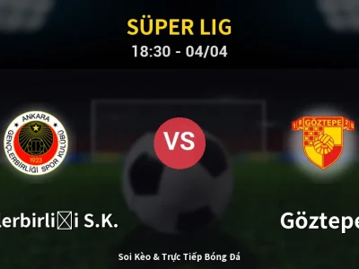 Soi Kèo Gençlerbirliği S.K. vs Göztepe – 18:30 04/04 | Nhận Định, Dự Đoán Tỷ Số