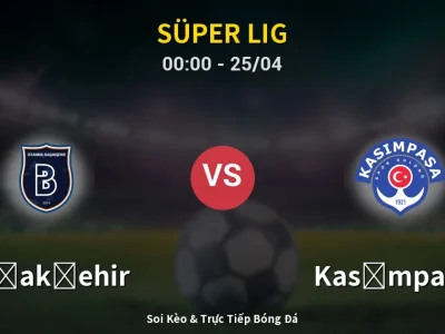 Kết Quả: Başakşehir 4-0 Kasımpaşa – Highlight & Bàn Thắng | Süper Lig