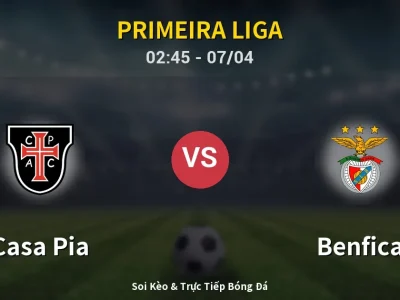 Kết Quả: Casa Pia 1-1 Benfica – Highlight & Bàn Thắng | Primeira Liga