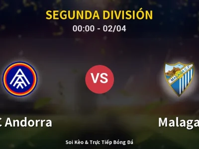 Kết Quả: FC Andorra 3-3 Malaga – Highlight & Bàn Thắng | Segunda División