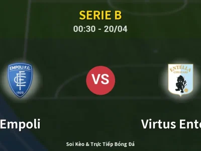 Kết Quả: Empoli 1-1 Virtus Entella – Highlight & Bàn Thắng | Serie B