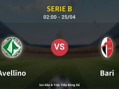 Soi Kèo Avellino vs Bari – 02:00 25/04 | Nhận Định, Dự Đoán Tỷ Số