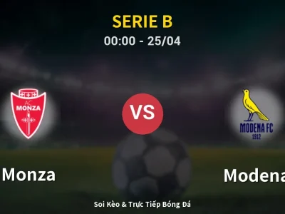 Kết Quả: Monza 1-0 Modena – Highlight & Bàn Thắng | Serie B