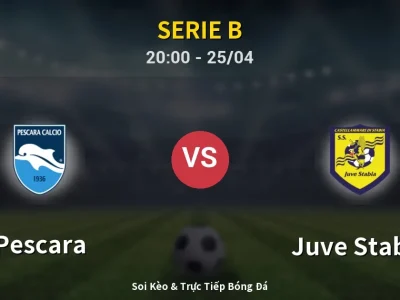 Soi Kèo Pescara vs Juve Stabia – 20:00 25/04 | Nhận Định, Dự Đoán Tỷ Số