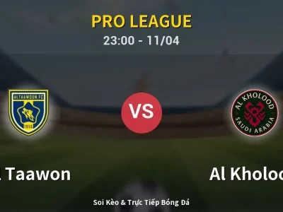 Soi Kèo Al Taawon vs Al Kholood – 23:00 11/04 | Nhận Định, Dự Đoán Tỷ Số
