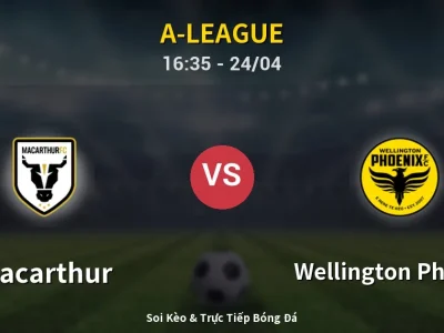 Kết Quả: Macarthur 4-0 Wellington Phoenix – Highlight & Bàn Thắng | A-League