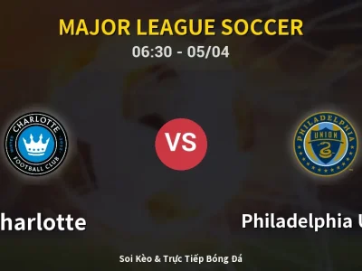 Kết Quả: Charlotte 2-1 Philadelphia Union – Highlight & Bàn Thắng | Major League Soccer