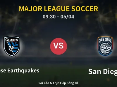 Kết Quả: San Jose Earthquakes 3-0 San Diego – Highlight & Bàn Thắng | Major League Soccer