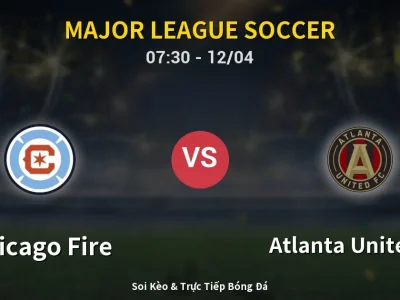 Kết Quả: Chicago Fire 1-0 Atlanta United FC – Highlight & Bàn Thắng | Major League Soccer