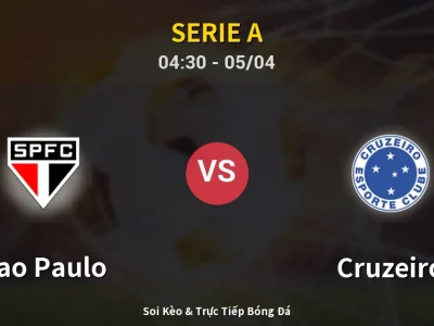 Kết Quả: Sao Paulo 4-1 Cruzeiro – Highlight & Bàn Thắng | Serie A