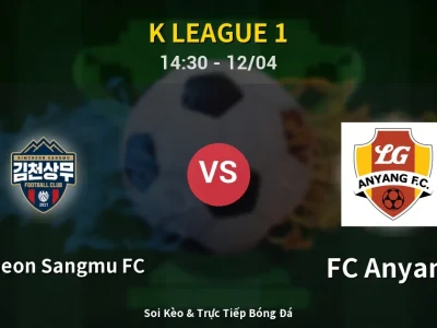 Kết Quả: Gimcheon Sangmu FC 1-1 FC Anyang – Highlight & Bàn Thắng | K League 1