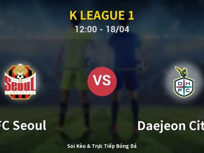 Kết Quả: FC Seoul 0-1 Daejeon Citizen – Highlight & Bàn Thắng | K League 1