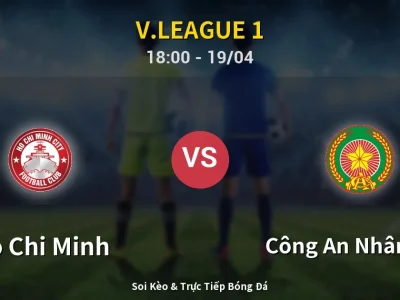 Kết Quả: Ho Chi Minh 0-3 Công An Nhân Dân – Highlight & Bàn Thắng | V.League 1
