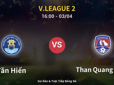 Kết Quả: Văn Hiến 1-1 Than Quang Ninh – Highlight & Bàn Thắng | V.League 2
