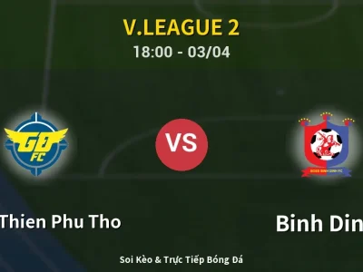 Kết Quả: Xuan Thien Phu Tho 1-4 Binh Dinh – Highlight & Bàn Thắng | V.League 2